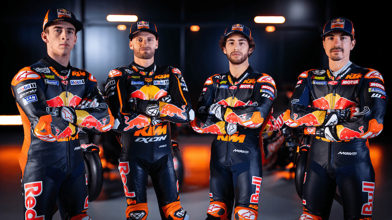 Das Quartett von Red Bull KTM