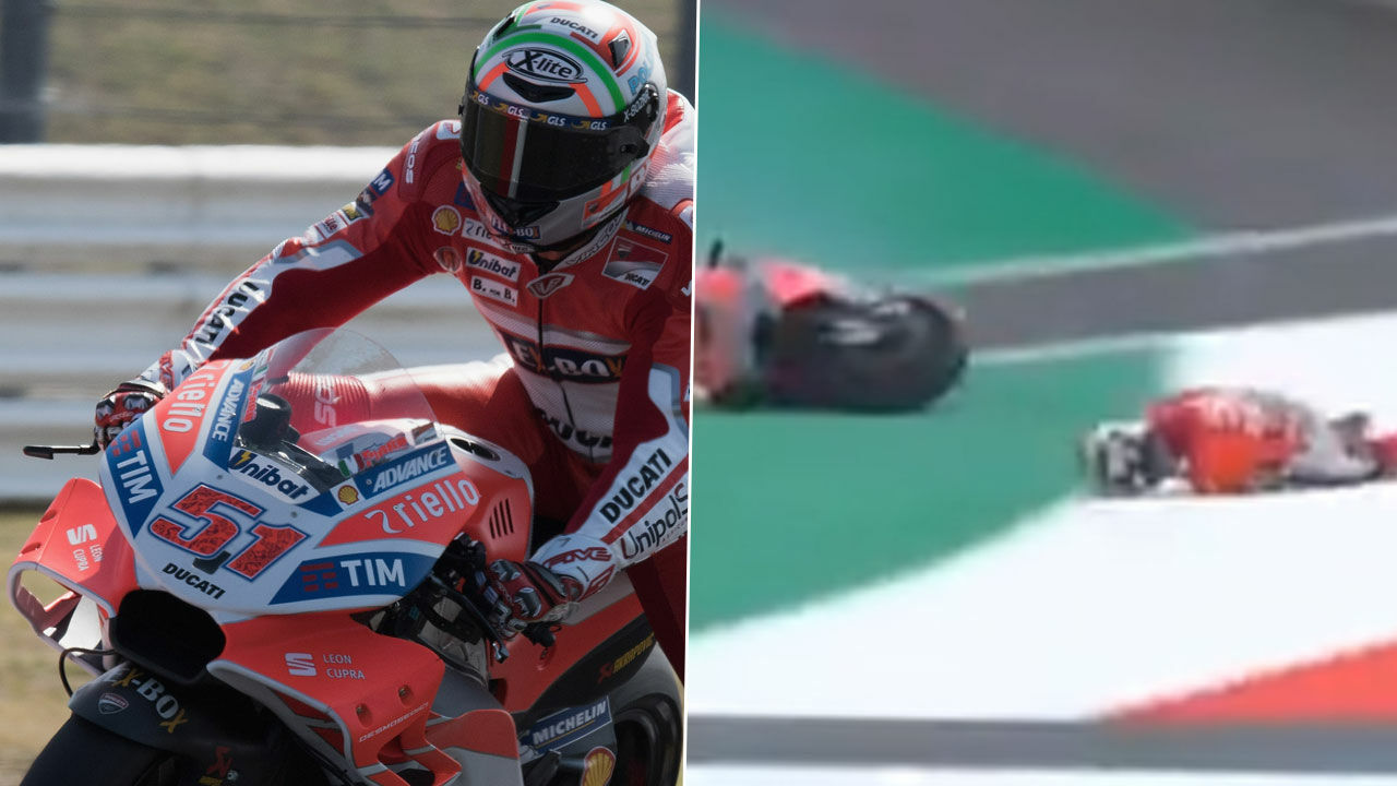 Motogp Schwerer Unfall Von Ducati Testpilot Pirro Motorsport Motorrad