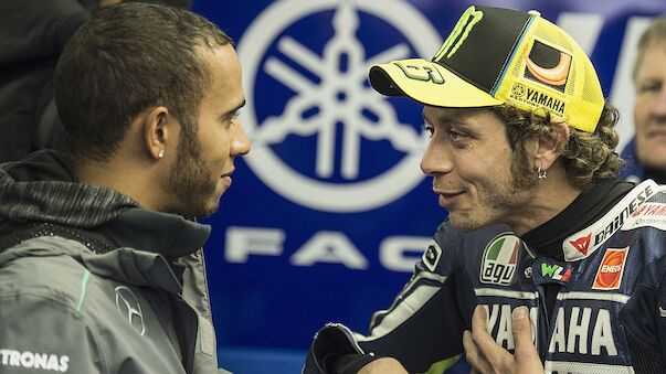 Hamilton und Rossi tauschen Arbeitsgeräte