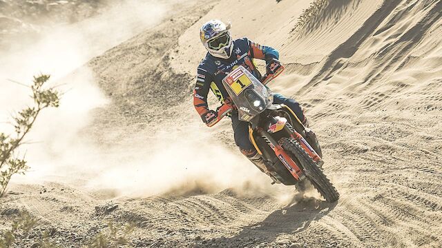 Walkner bei Rallye Dakar am Ende Zweiter