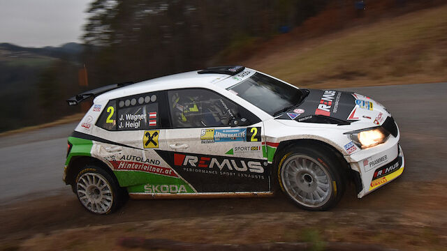 Jänner-Rallye: Julian und Simon Wagner dominieren