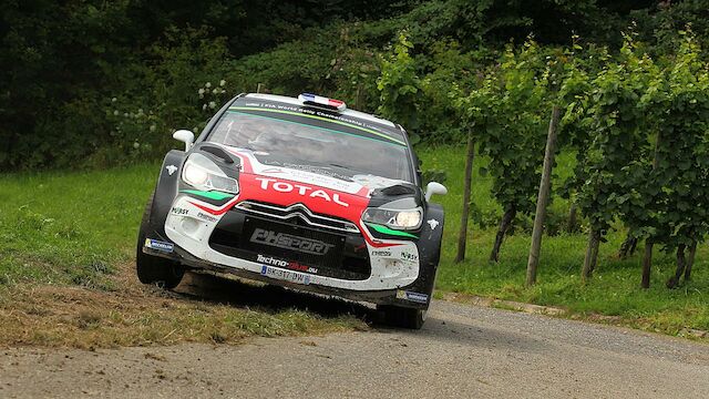 Crash bei Rallye Deutschland