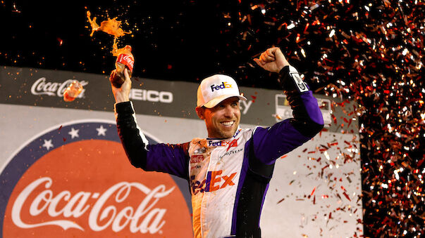 NASCAR-Rekord bei Denny-Hamlin-Sieg in Charlotte