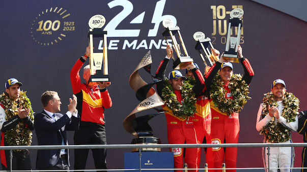 Ferrari gewinnt Jubiläumsrennen der 24 Stunden von Le Mans