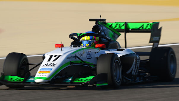 Charlie Wurz bei Formel-3-Debüt in Bahrain 16.