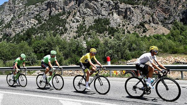 Froome nach den Bergen weiterhin in Gelb