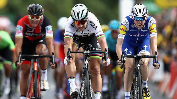 Sagan siegt im Bergsprint auf dritter Etappe