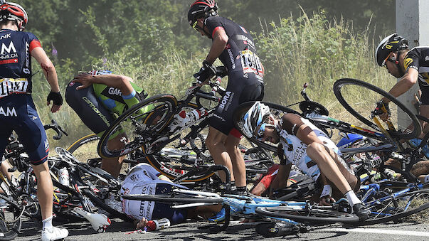 6. Vuelta-Etappe von Massensturz überschattet