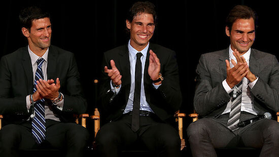 Federer und Nadal gratulieren Djokovic