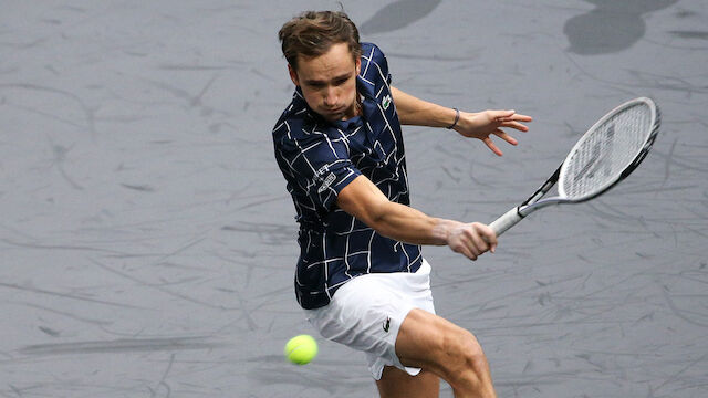 Medvedev erster Finalist bei ATP 1000 in Paris