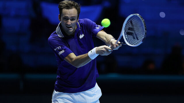 Medvedev zieht ins Finals-Halbfinale ein