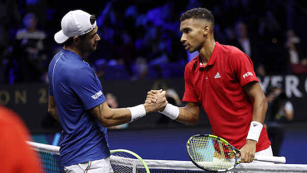 Laver Cup: Knappe Siege für beide Teams