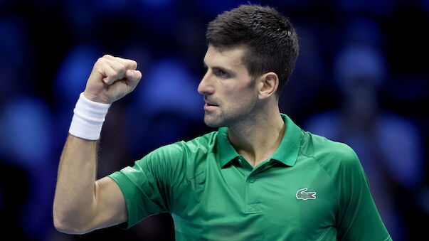 Djokovic schafft den Einzug ins Endspiel der ATP-Finals