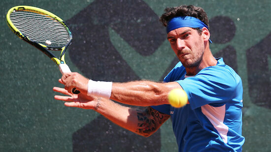 Gerald Melzer in Padua verletzt out