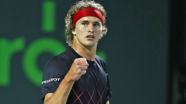 Miami: Zverev revanchiert sich gegen Kyrgios