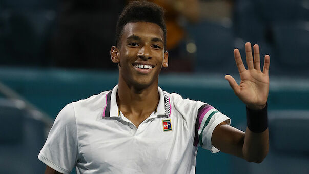 Miami: Youngster Auger-Aliassime wirft Coric raus