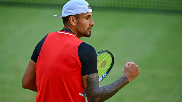 Kyrgios zieht in Halle ins Viertelfinale ein