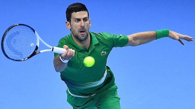 Djokovic startet mit Sieg gegen Tsitsipas in ATP-Finals