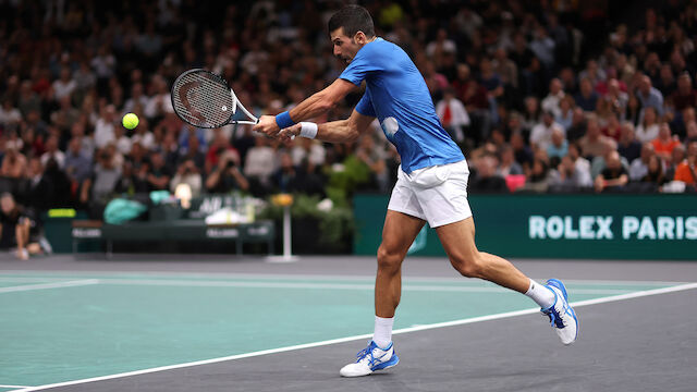 Djokovic zieht ins Finale von Paris-Bercy ein