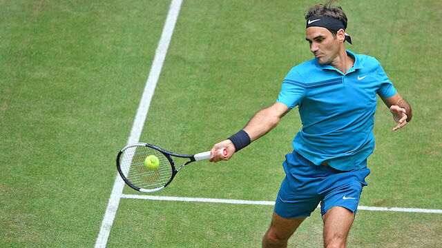 Federer im Halle-Finale