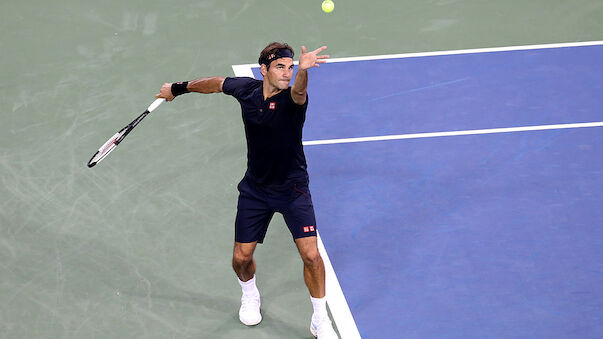 Gelungener Start von Federer auf Hartplatz