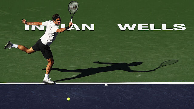 Indian Wells: Federer weiter, Zverev scheitert