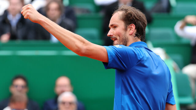 Daniil Medvedev gewinnt in Monte Carlo gegen Landsmann