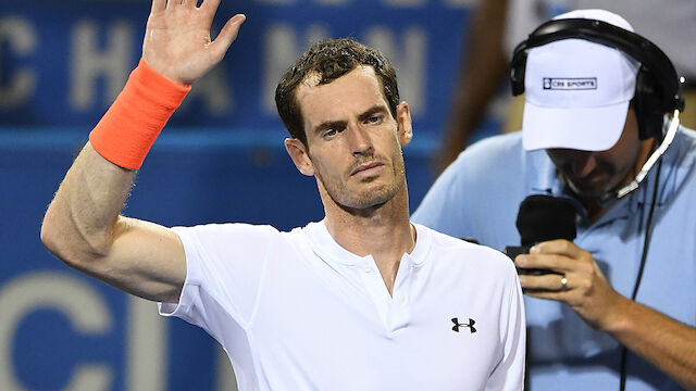 Andy Murray muss in Washington w.o. geben