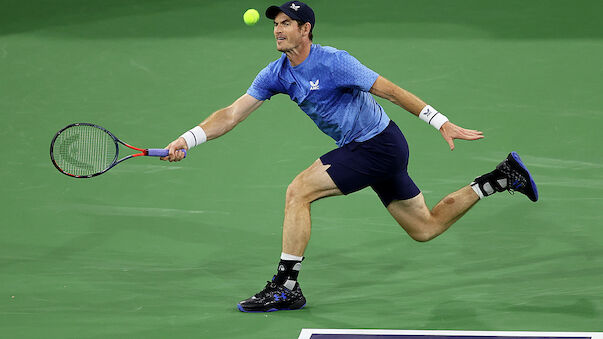 Andy Murray steht in Indian Wells in der 2. Runde
