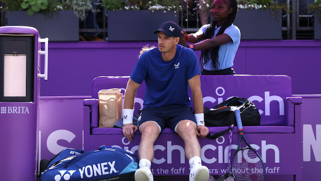 Murray gibt im ersten Match nach erreichtem Meilenstein auf