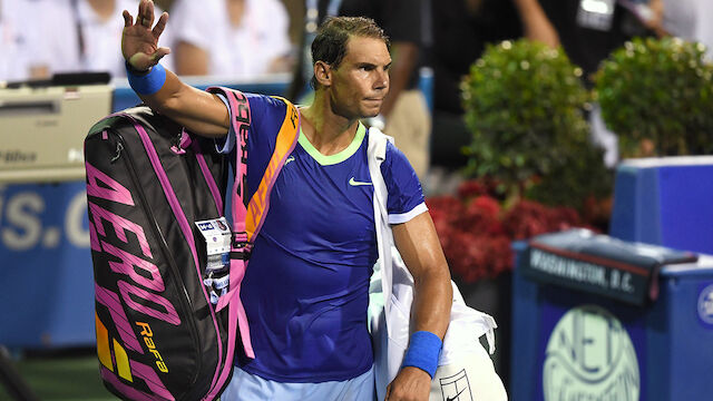 Weltrangliste: Nadal rutscht aus den Top drei