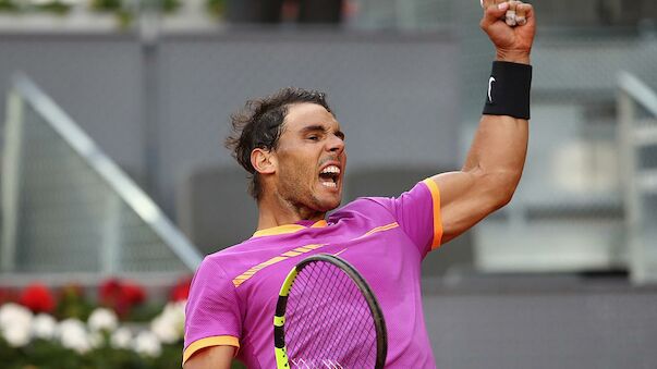 Nadal müht sich ins Madrid-Achtelfinale