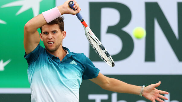 Thiem stürmt ins Viertelfinale von Indian Wells