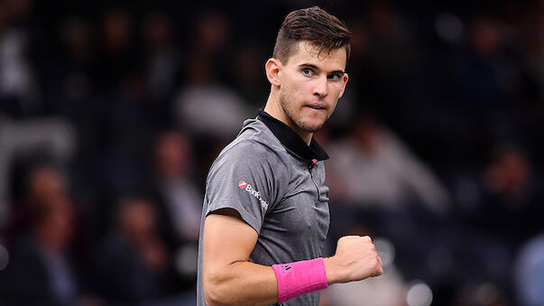 Thiem erstmals im Viertelfinale von Paris-Bercy