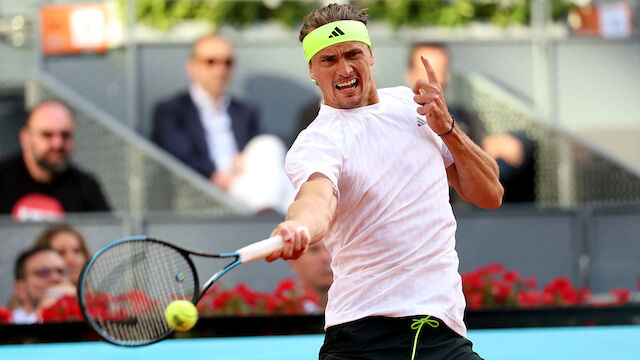 Vorzeitiges Zverev-Aus beim 1000er in Madrid
