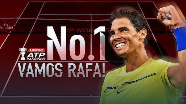 Rafael Nadal übernimmt Weltranglisten-Führung