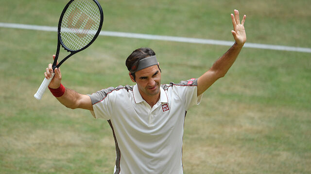 Federer wieder im Halle-Finale