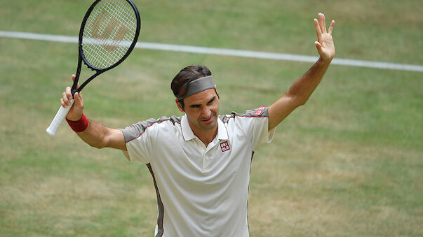 Federer zieht zum 13. Mal ins Halle-Finale ein