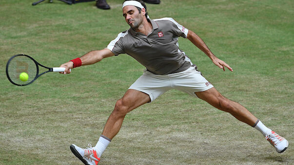 Halle: Roger Federer verhindert frühes Aus
