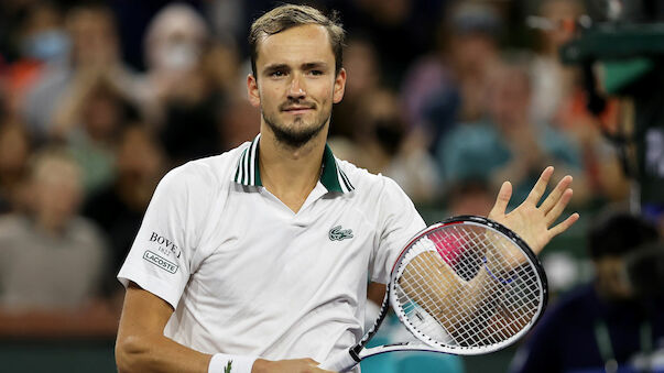 Medvedev und Rublev in Indian Wells locker weiter