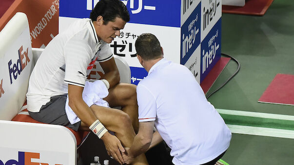Raonic erneut verletzt - Aufgabe in Tokio 