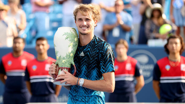 Zverev überholt nach Cincinnati-Triumph Nadal