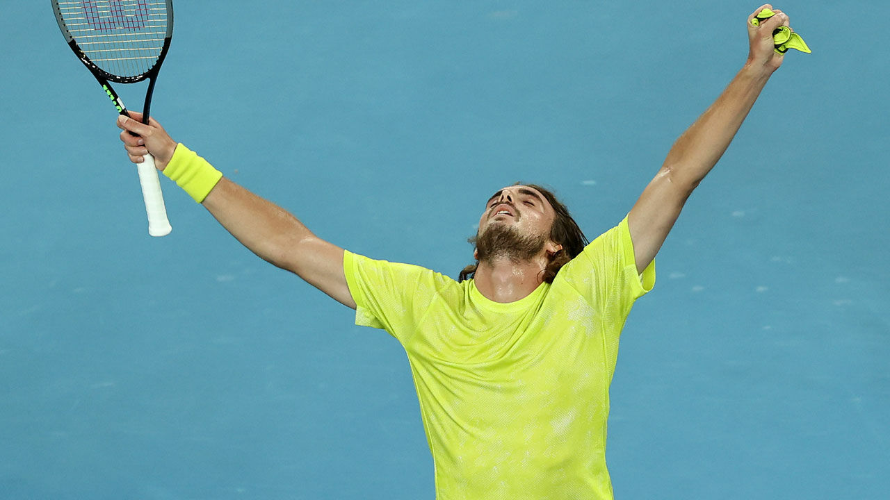 Australian Open Tsitsipas Muss Gegen Kokkinakis Schwer Kampfen Sport Mix Tennis Australian Open
