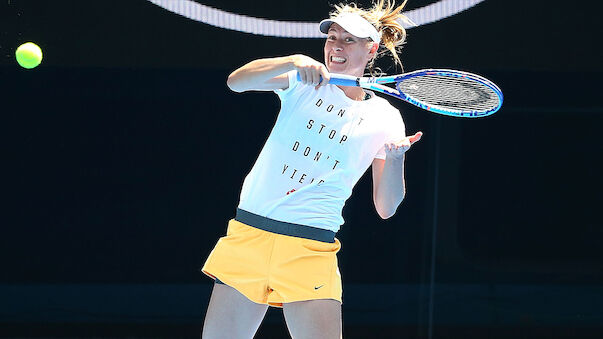 Maria Sharapova kündigt wichtige Neuigkeiten an