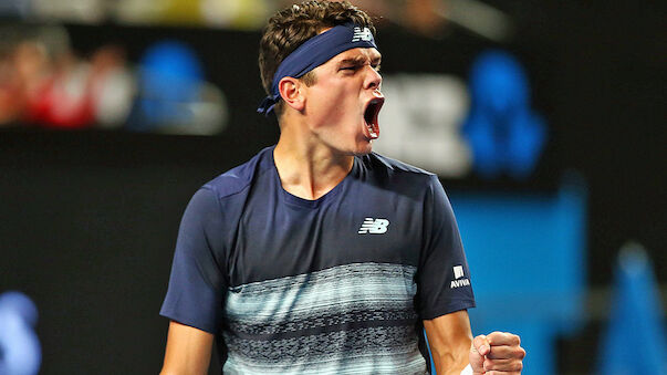 Raonic und Monfils in Melbourne im Achtelfinale