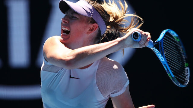 Sharapova schlägt Sevastova