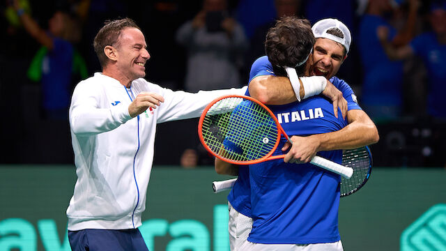Italien zieht bei Davis-Cup-Finalturnier ins Halbfinale ein