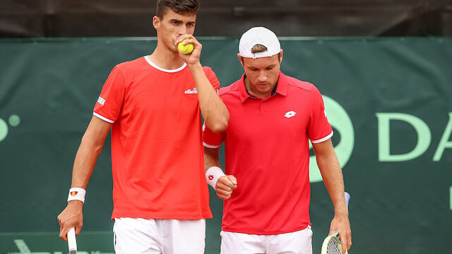 Davis-Cup-Generalprobe für Erler/Miedler