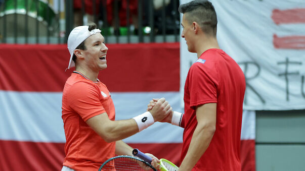 Davis Cup LIVE: Erler/Miedler könnten Aufstieg fixieren