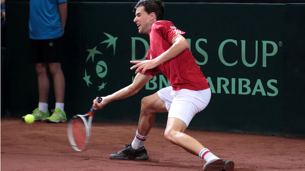 Dominic Thiem erhöht im Davis Cup auf 2:0